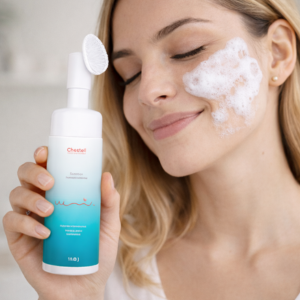 loira com produto ucanti